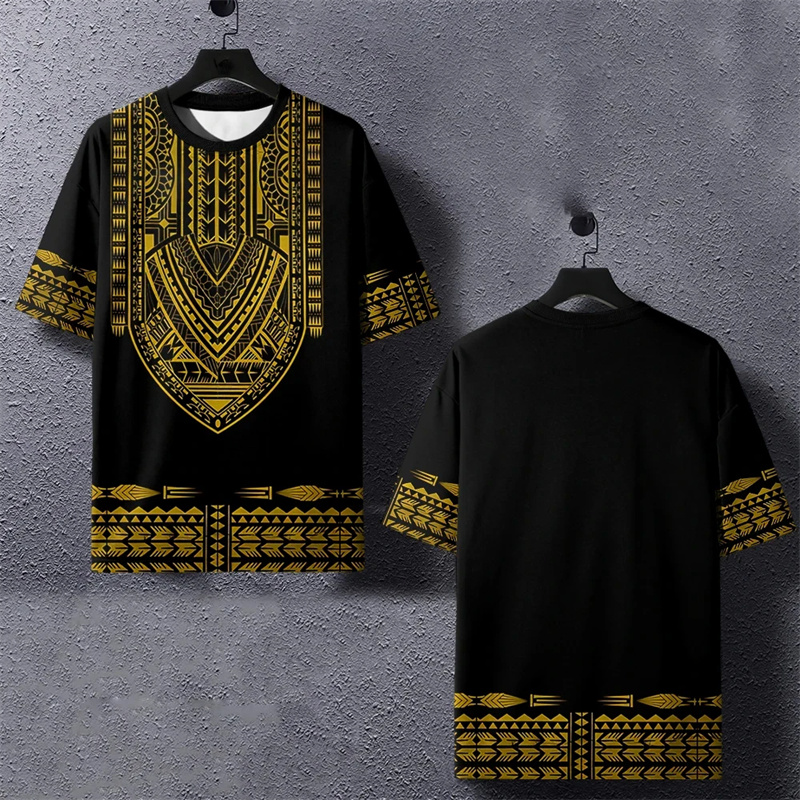 Summer Harajuku 3D Printed Eth - Dashiki Shirt Men reseña y precio