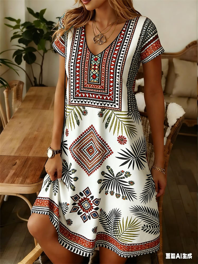 Ethnic Style Women Dress Summe - Ethnic Fashion Dress reseña y precio