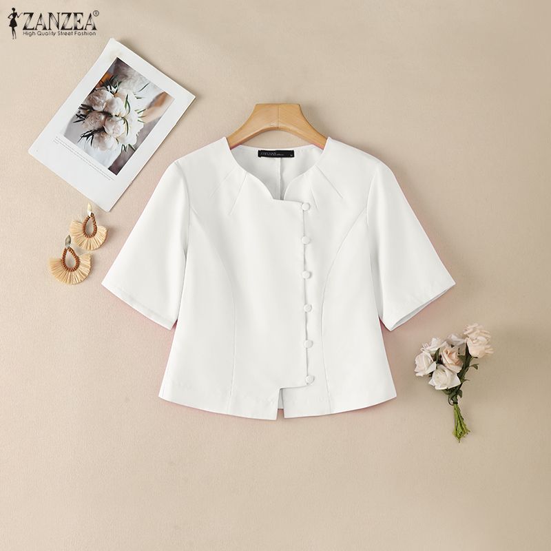 Woman Elegant Blouses V-Neck S - Thai Silk Blouse reseña y precio