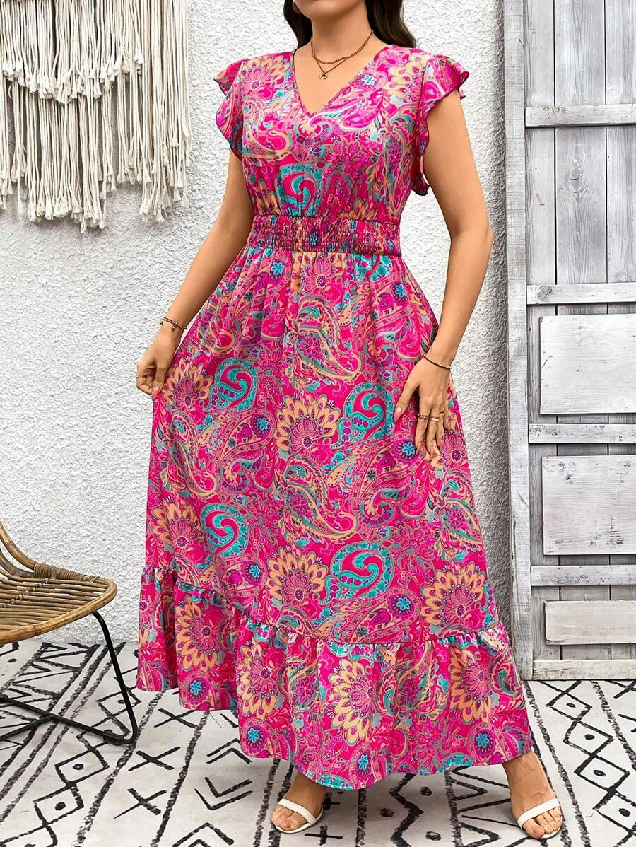 Elegant Long Dress with Ethnic - Ethnic Fashion Dress reseña y precio